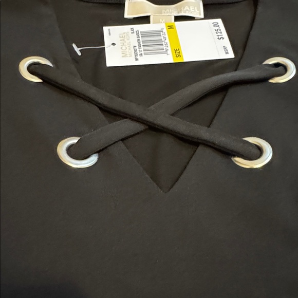 Michael Kors Black Dress with Flared Sleeves - Picture 3 of 5